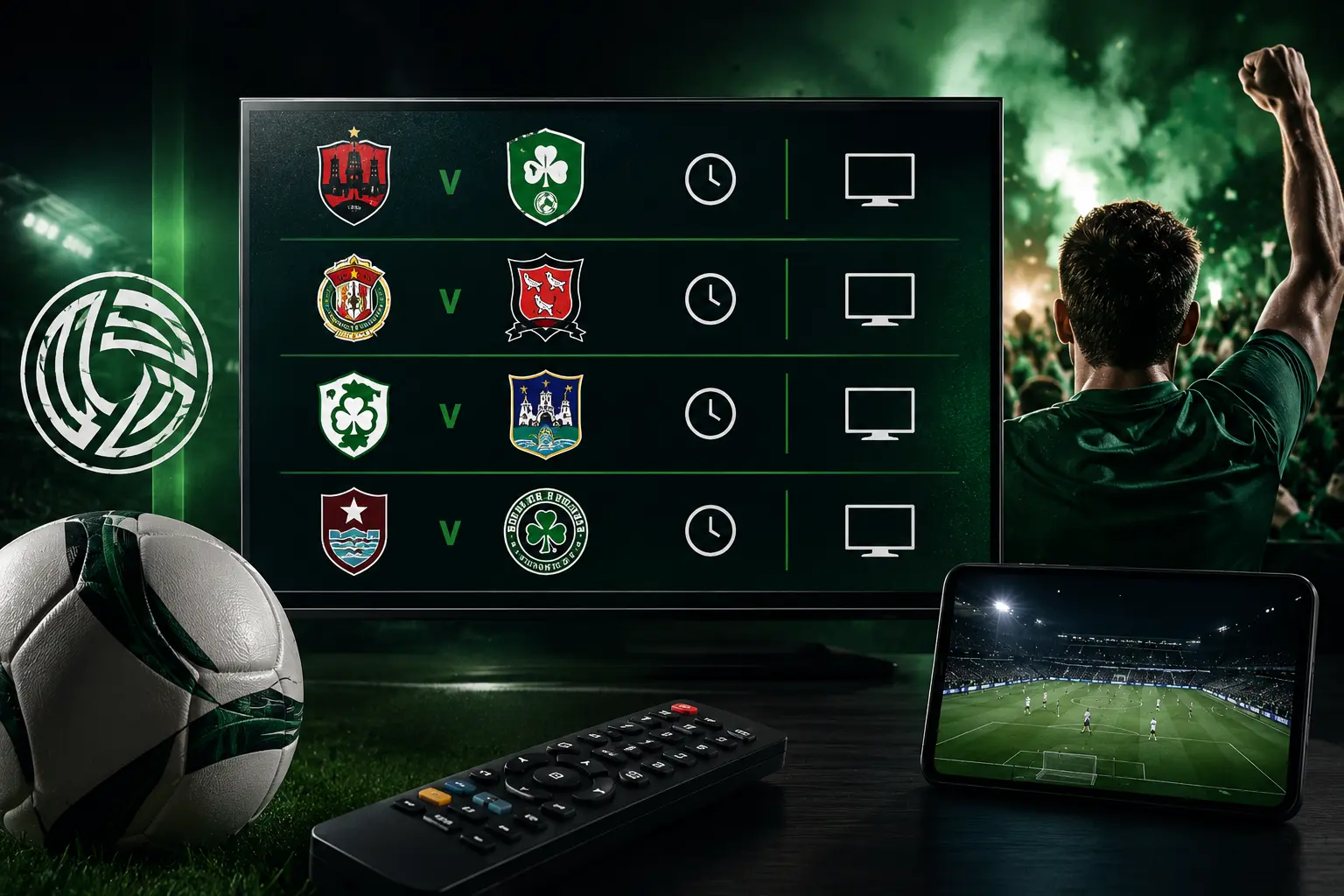 League of Ireland Fixtures Today: TV Channels, Kick-Off Times & Live Coverage